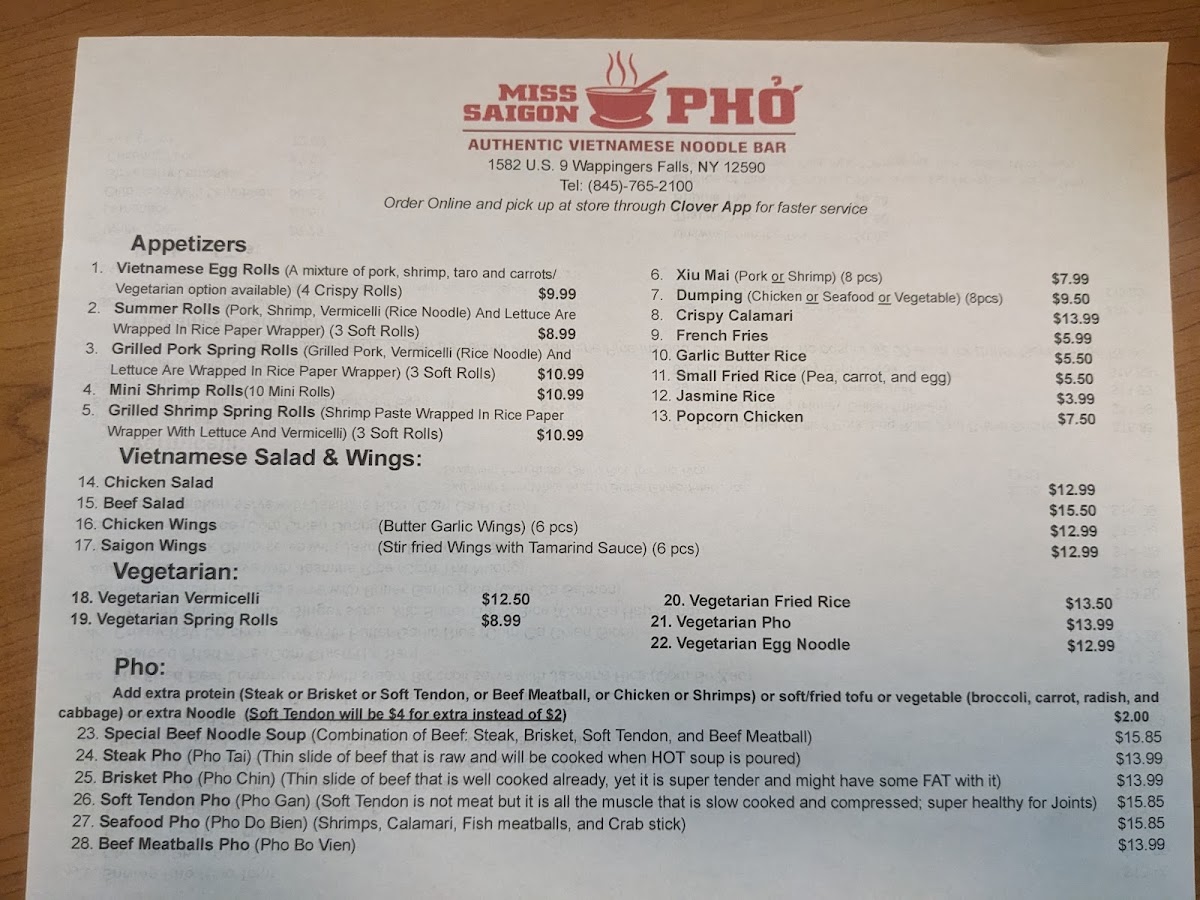 Menu Miss Saigon Pho-5